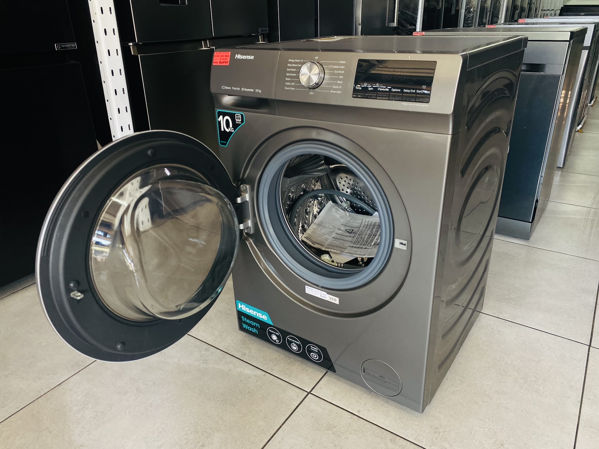 10KG Hisense WFQY1014EVJMT front loader washing machine - Image 2