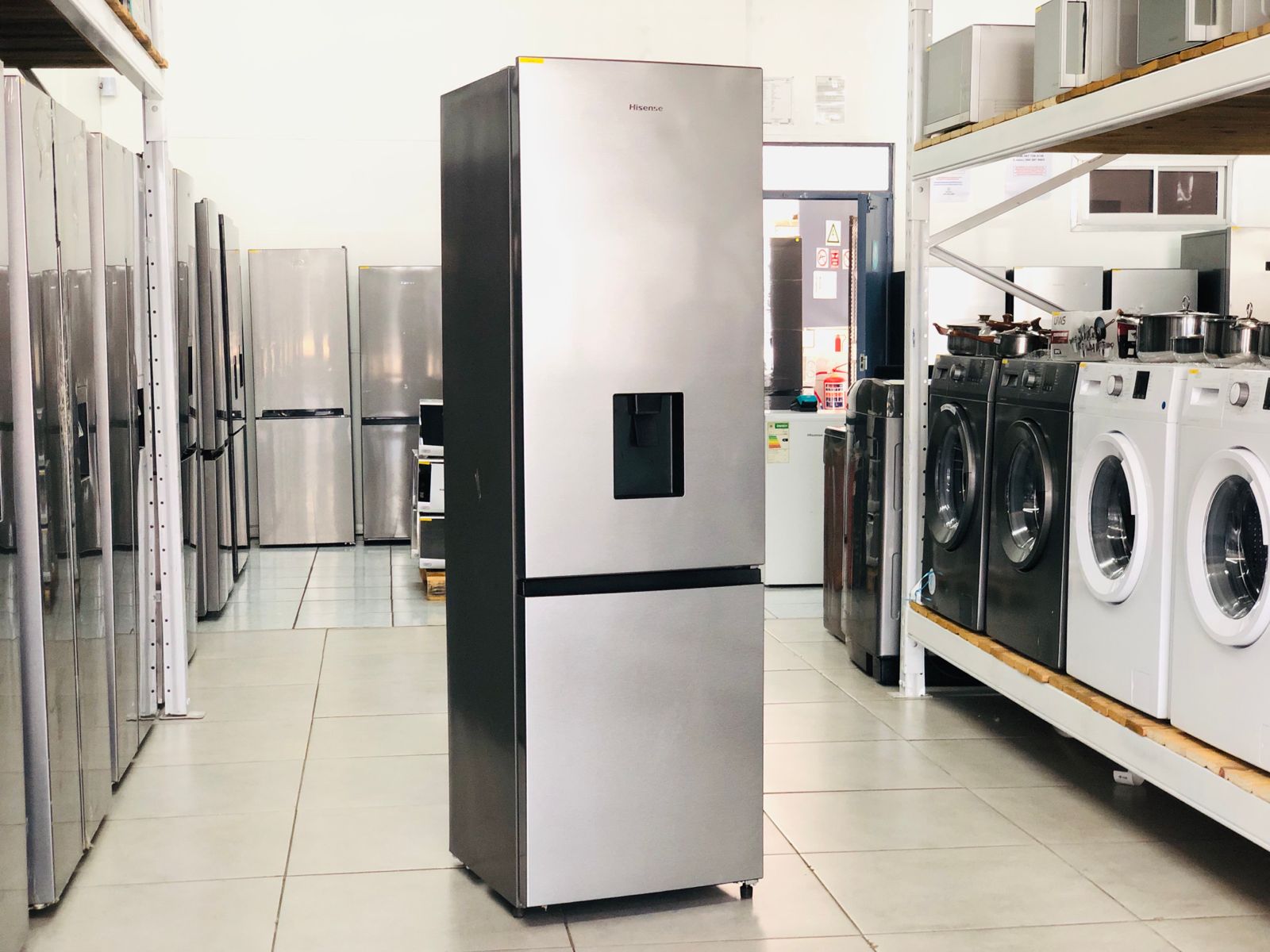 Hisense 263L Titan Inox Bottom Freezer H370BITWD Appliance