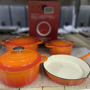 7 piece Cast Iron cookware set