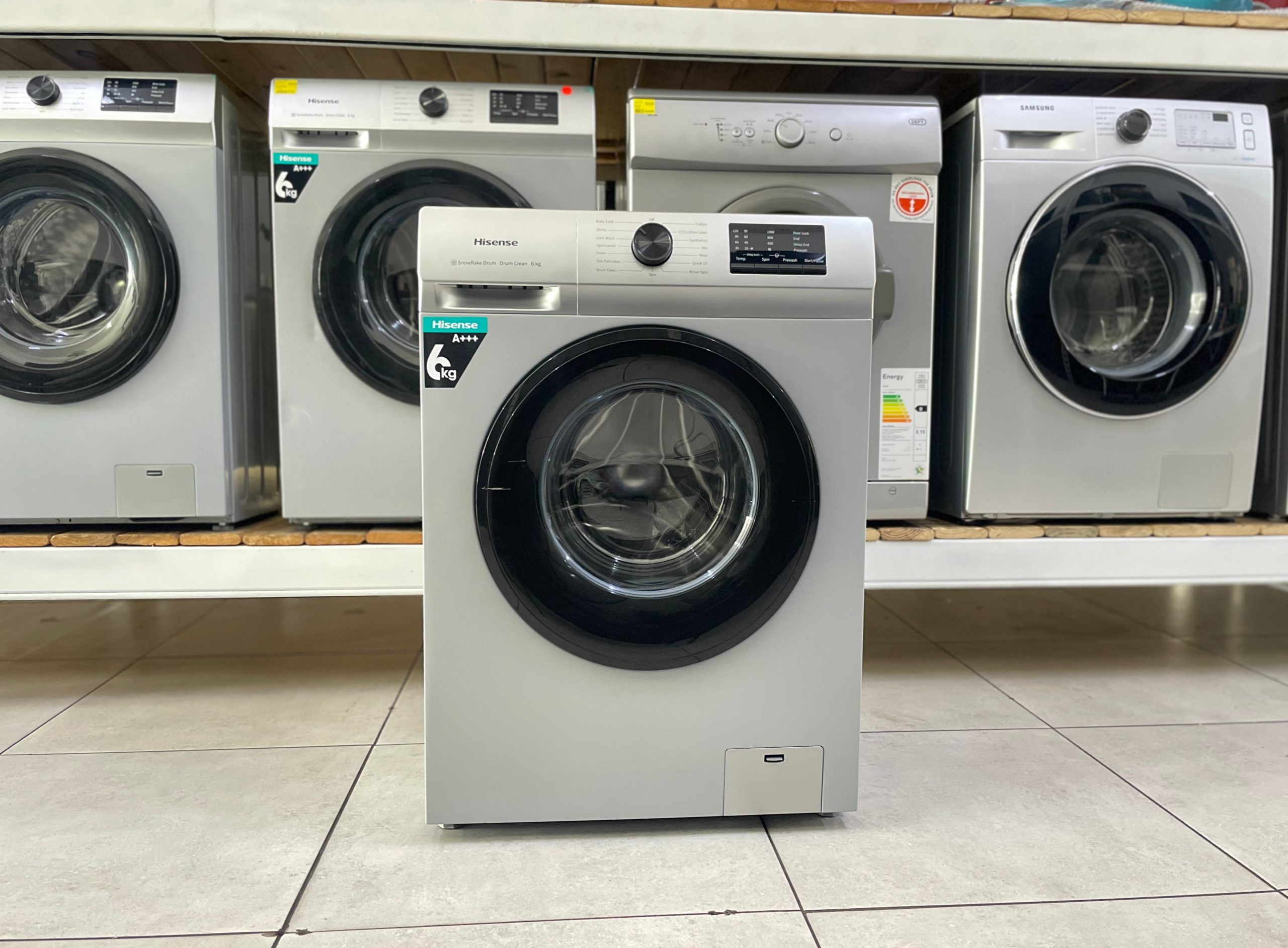 6kg Hisense WFVC6010S front loader