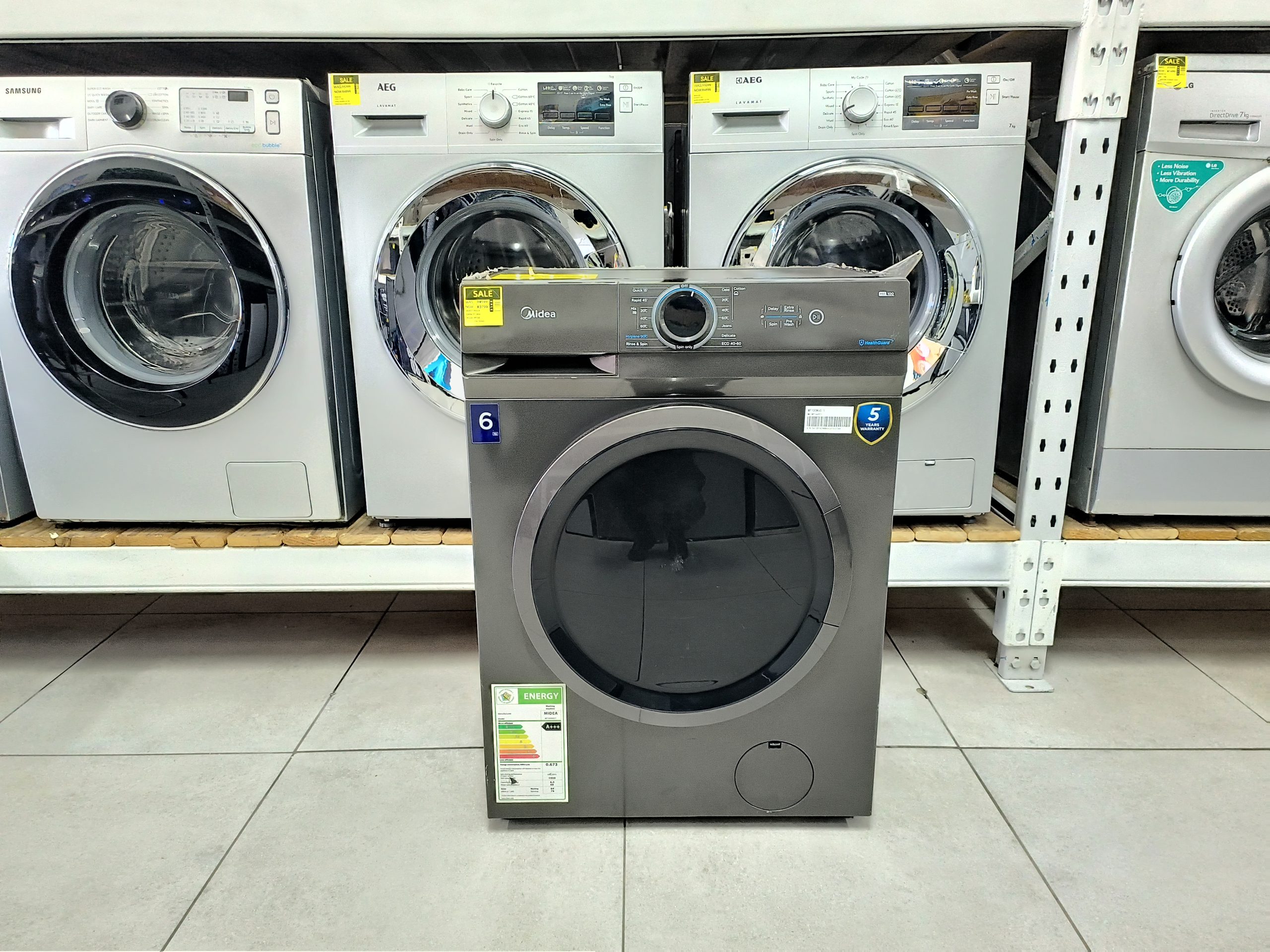 MIDEA 6KG FRONT LOADER MF100W60-T