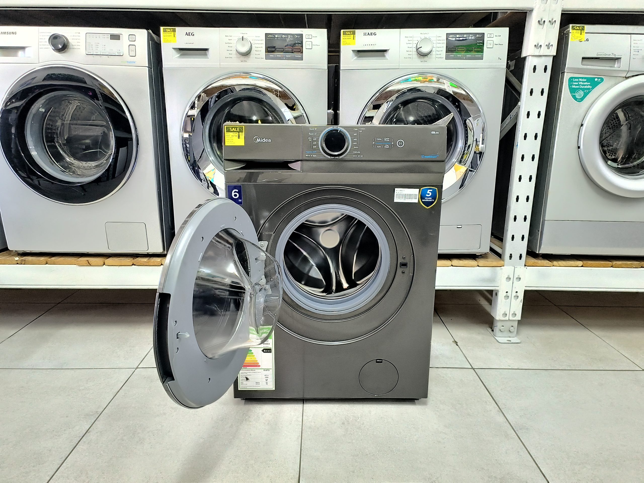 MIDEA 6KG FRONT LOADER MF100W60-T - Image 2