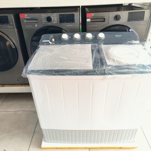 HISENSE 16KG WHITE TWIN TUB WASHING MACHINE WSDE163