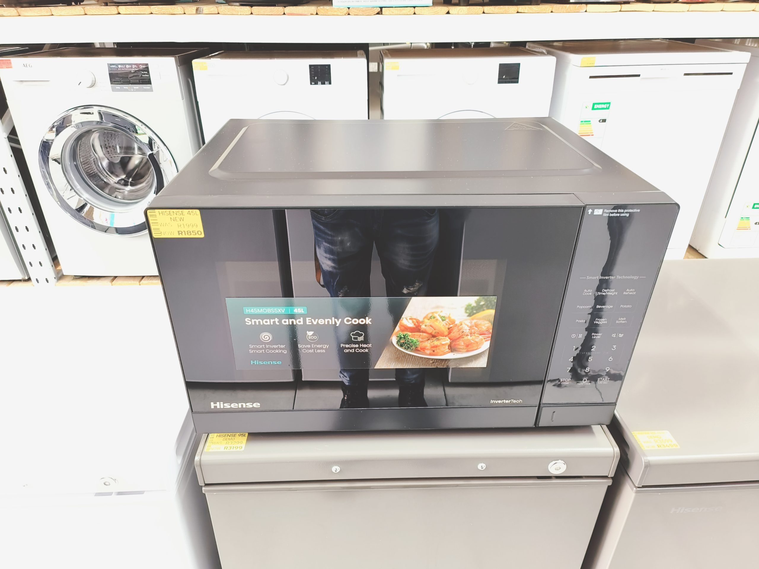 HISENSE 45L H45MOBS5XV INVERTER MICROWAVE