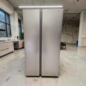 SAMSUNG 647L 2 DOOR SIDE BY SIDE FRIDGE SILVER