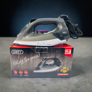 DEFY 2200W CERAMIC NON-STICK STEAM IRON BLACK S12322CX