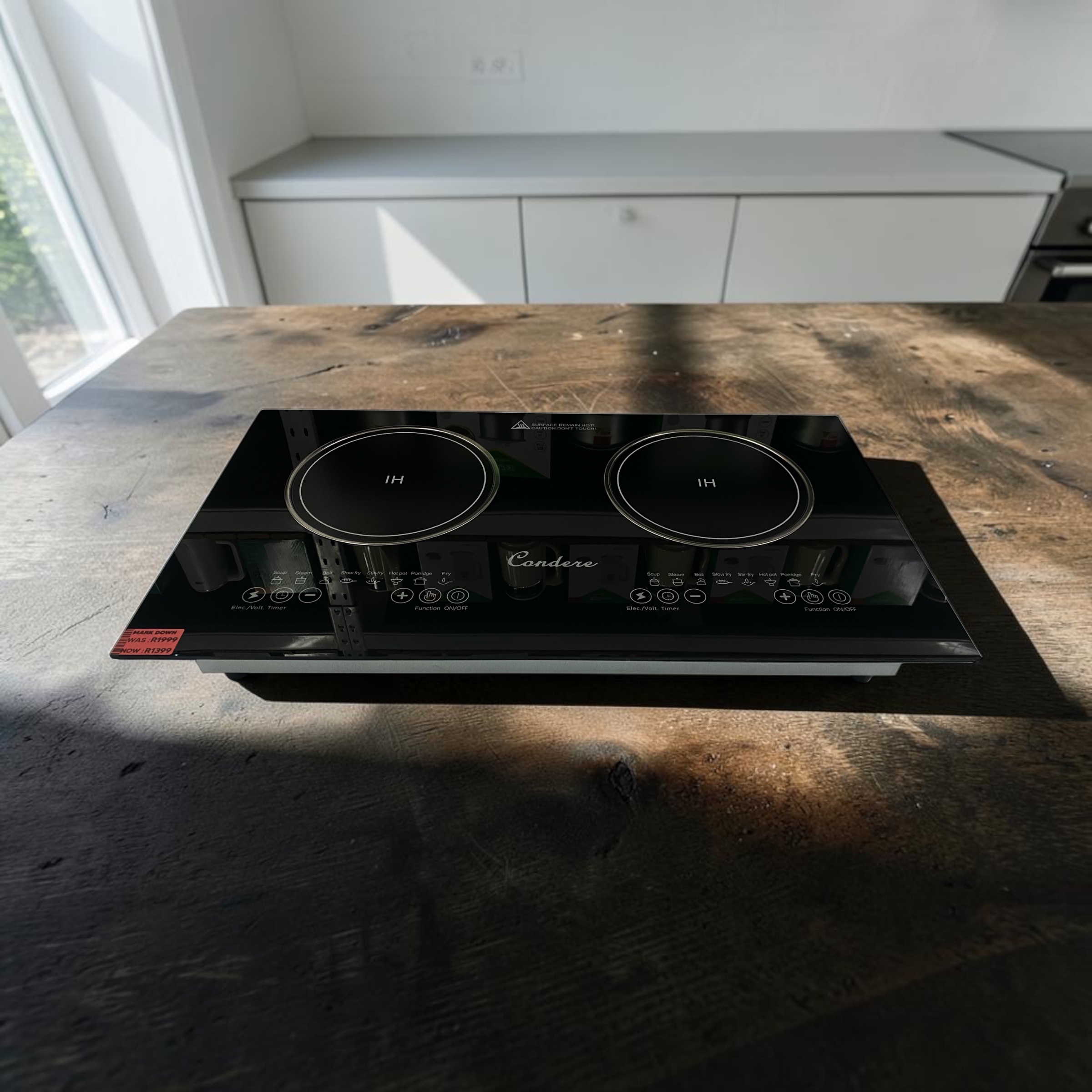 CONDERE DOUBLE BURNER INDUCTION C-CPSFO1D - Image 2