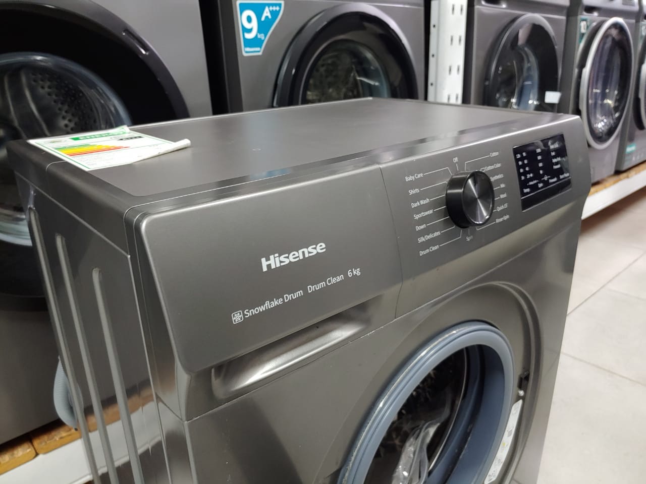 6KG Hisense WFVC6010T Front loader washing machine - Image 3